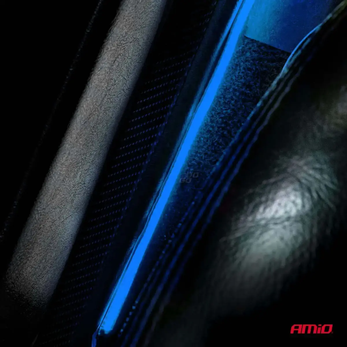 Flexible LED COB strips, blue 2x30 cm 12 V AMIO-04571