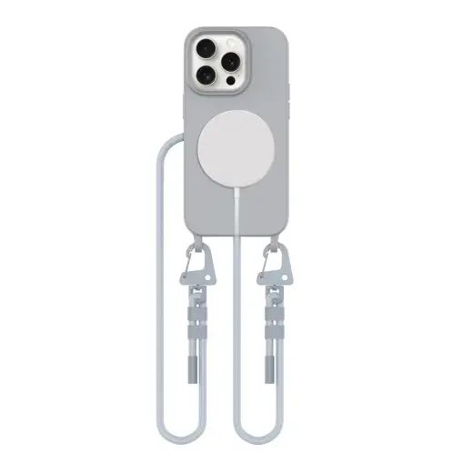 Tech-Protect MagNecklace MagSafe iPhone 15 Pro Case - Gray