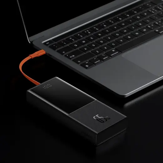 PowerBank Baseus 20000mAh, PD, 2xUSB + USB-C, USB-C cable, 65W