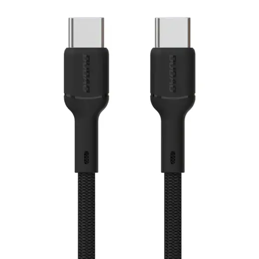 Dudao L9C datu pārraides un uzlādes vads | USB-C uz USB-C | 65W | 2m | melns