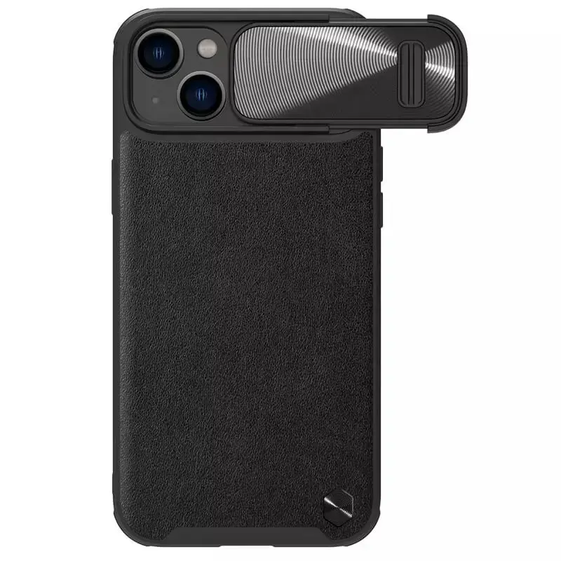 Nillkin CamShield S Leather Magnetic Case for Iphone 14 Plus black