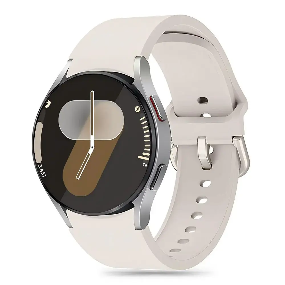 TECH-PROTECT SILIKONS SAMSUNG GALAXY WATCH 4 | 5 | 5 PRO | 6 | 7 | FE STARLIGHT