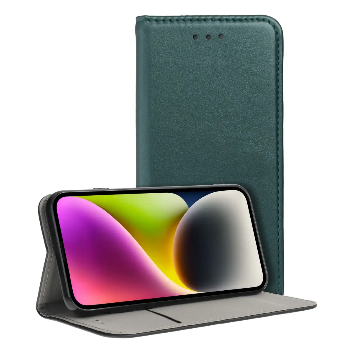  SMART MAGNETO Book case for SAMSUNG A35 dark green
