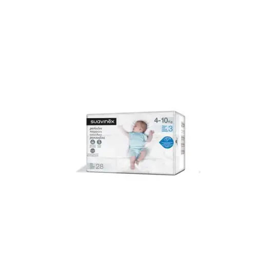Suavinex Medium Size Diaper 4-10kg 32utsx4uts