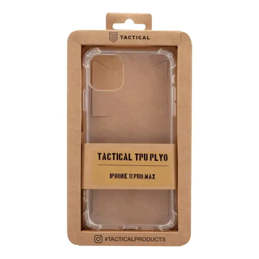 Tactical TPU Plyo Cover for Apple iPhone 11 Pro Max Transparent
