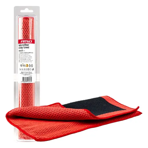 Microfiber clay towel 30x30cm AMIO-04727