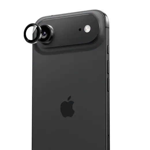 Benks Tempered glass DR Sapphire Lens Protector on camera for Iphone 17 Air (lens 1 piece) black