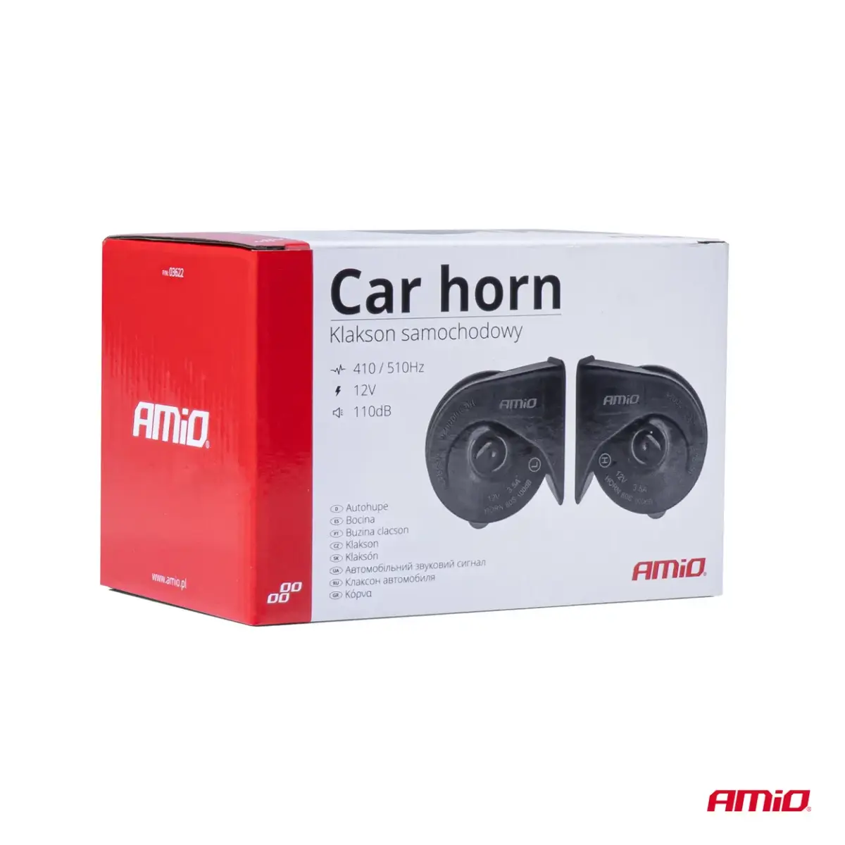 Horn 12V 2pcs AMIO-03622