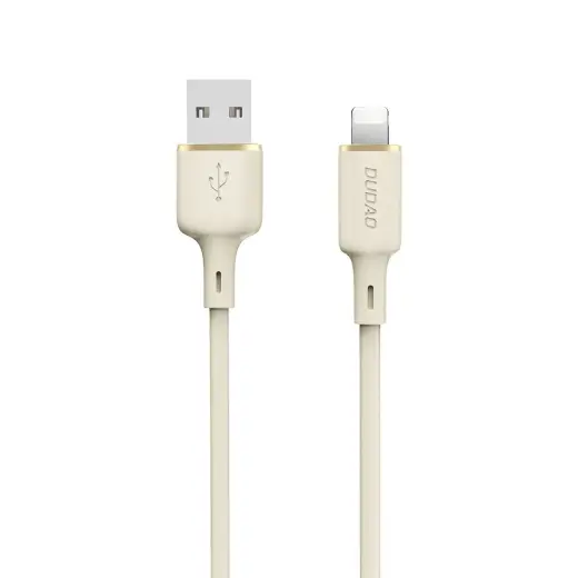 Dudao L7SL data transfer and charging cable | USB-A to Lightning | 25W | 1m | beige