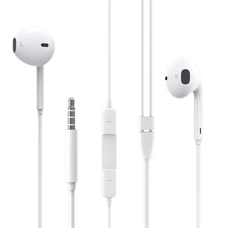 Borofone Earphones BM30 Original Series with microphone white