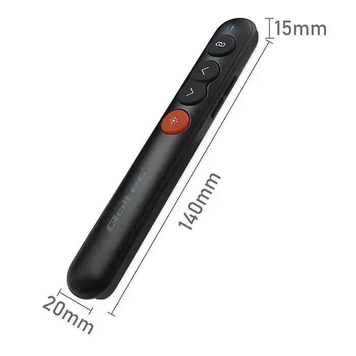 Qoltec Laser pointer | Presenter 4in1 | USB 3.0 | 2.4GHz | 30m