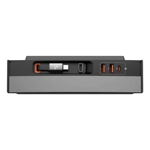 Baseus T-Space Series USB HUB for Tesla Model 3 | Y with Built-in 45W USB C Cable - Black