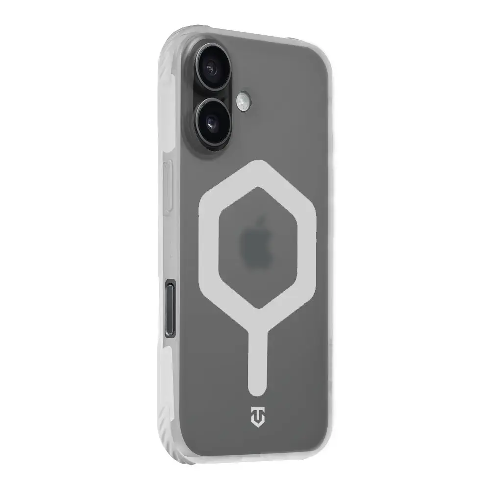 Tactical MagForce Hexagon Cover for Apple iPhone 16 T-White