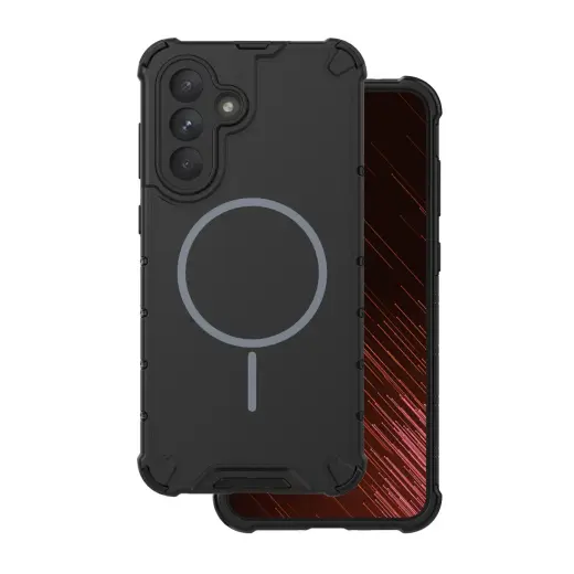 Defender 2in1 чехол с поддержкой MagSafe для телефона Samsung Galaxy S24 (S921) чёрный