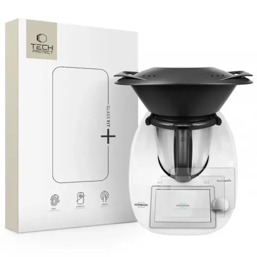 SZKŁO HARTOWANE TECH-PROTECT GLASS FIT+ 2-PACK THERMOMIX TM6 CLEAR