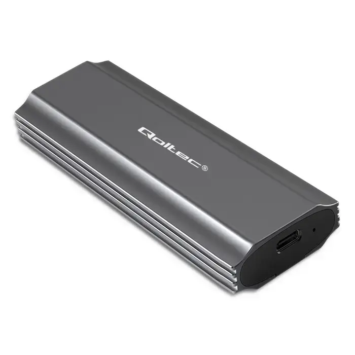 Qoltec Enclosure NV2271 for drive M.2 SSD | SATA | NVMe | USB-C | 2TB