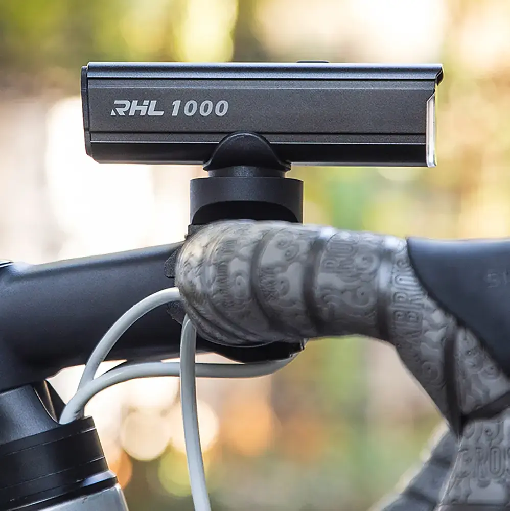 Rockbros 24610002001 Front Bike Light 1000 lm + USB-C - USB-A Cable - Black