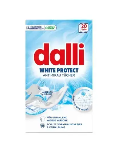 Dalli salvetes pret gaišas veļas sakrāsošanos 20gb