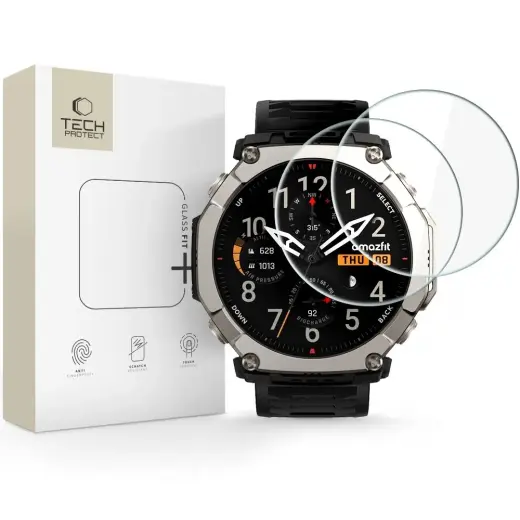 Tech-Protect aizsargstikls priekš Amazfit T-Rex Ultra 2 | caurspīdīgs