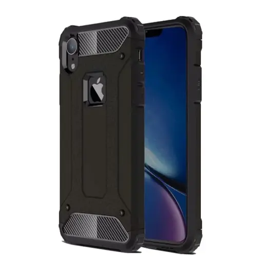 Armor telefono dėklas iPhone XR juodas