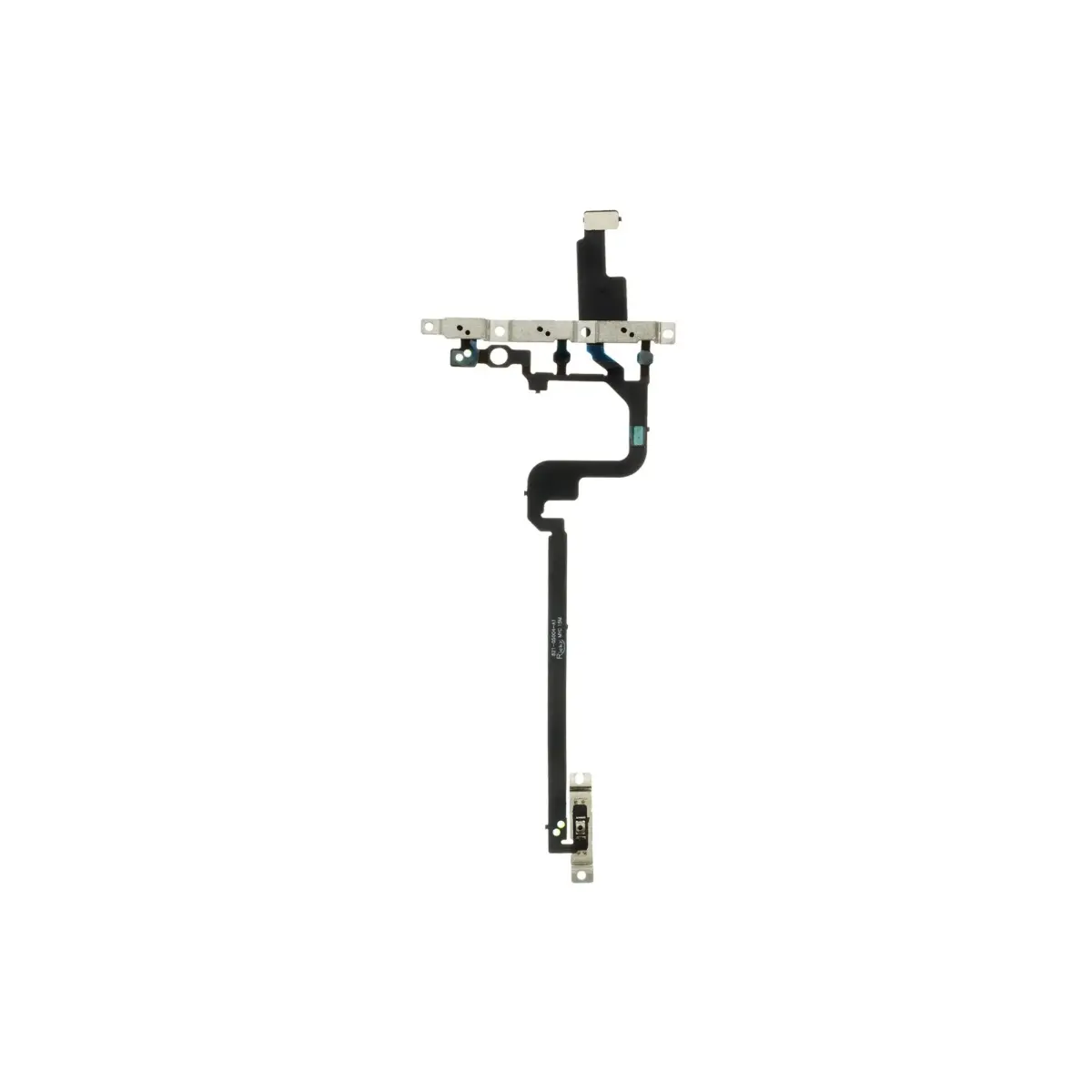 iPhone 15 Pro Max Power + Volume Buttons Flex Cable (with Metal Bracket)