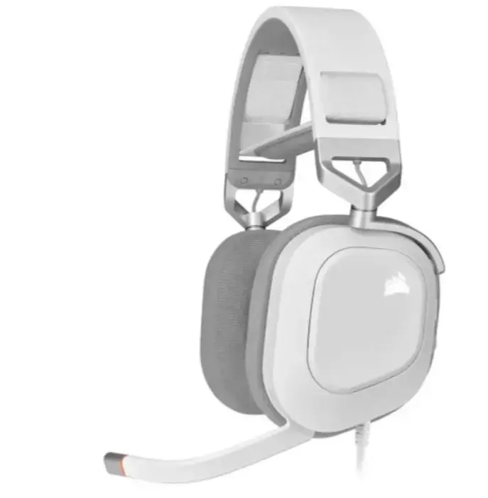 HS80 RGB USB Wired Headset White
