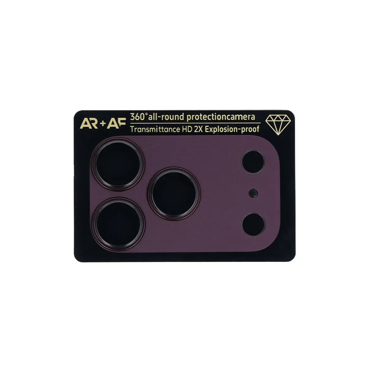 Toptel Tempered Glass Aluminum Metal Camera