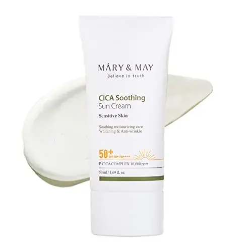 Mary & May Cica Soothing Sun Cream SPF50+ PA++++ 50 Ml