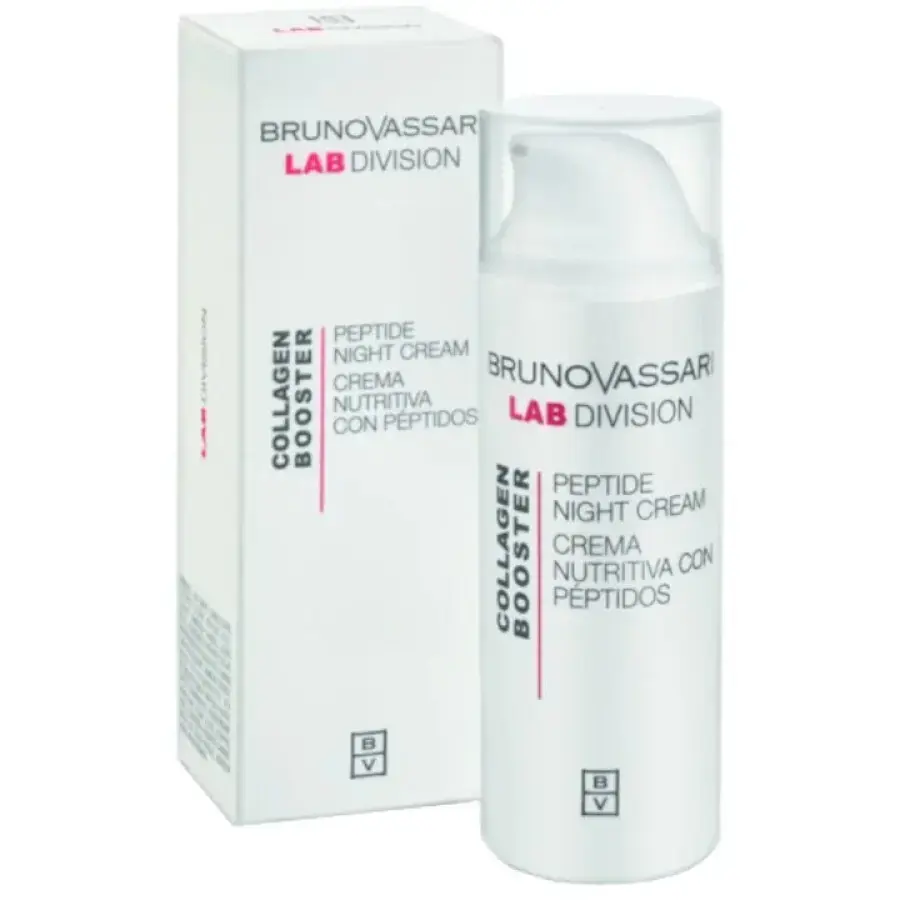 Bruno Vassari, Lab Division, Peptides, Anti-Ageing, Night, Cream, For Face, 50 ml