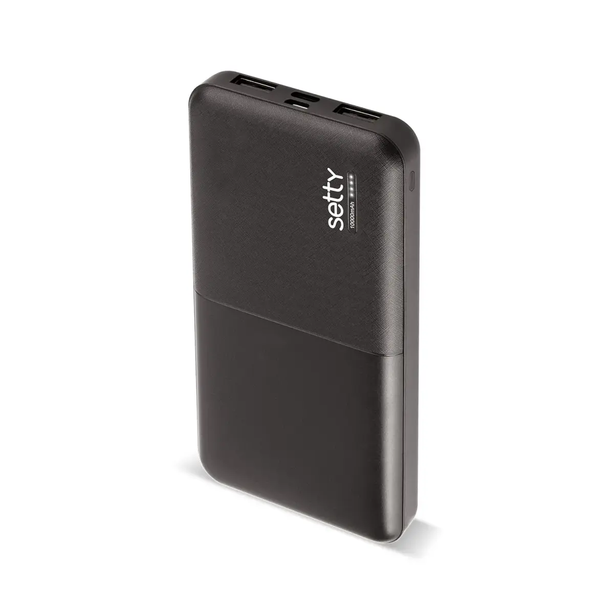 Setty внешний аккумулятор (powerbank) | 10000 mAh | черный
