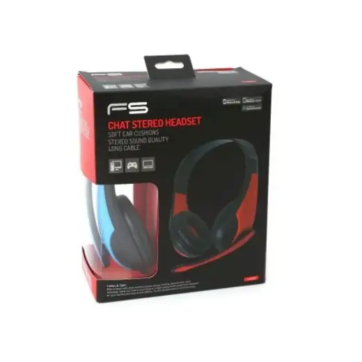 FS Freestyle FH4008B Universal Gaming Headphones with Microphone blue