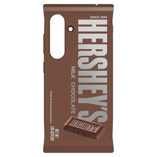 Etui Samsung Hershey`s Milk Chocolate     Snack do Galaxy S25 brązowy
