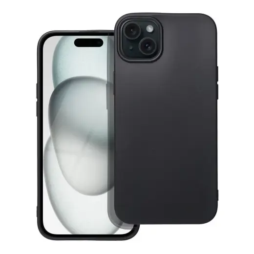 Soft maciņš telefonam iPhone 15 Plus melns