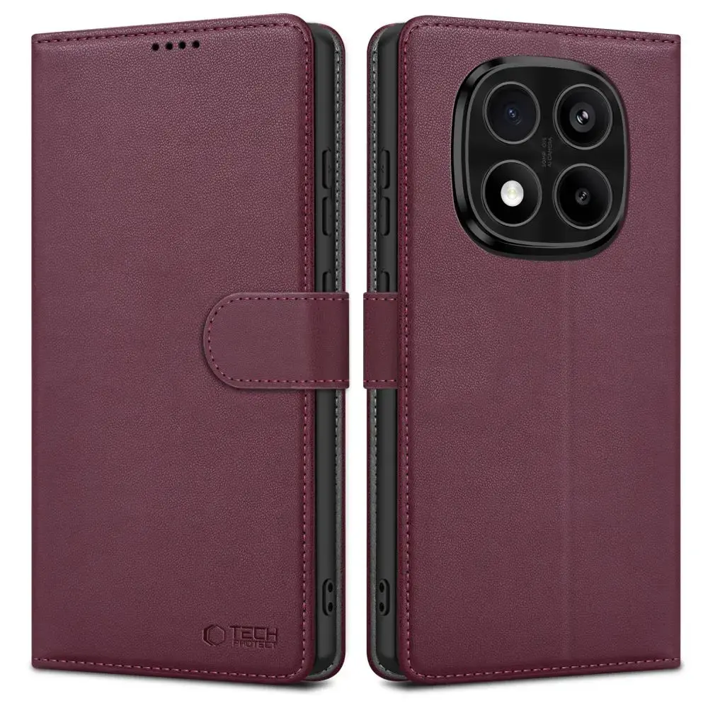 TECH-PROTECT WALLET XIAOMI REDMI NOTE 14 PRO 5G | PRO+ PLUS 5G | POCO X7 5G MULBERRY