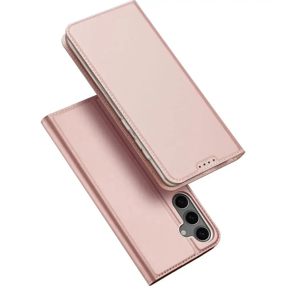Dux Ducis Skin Pro book type phone case for Samsung Galaxy S25 (S931) pink