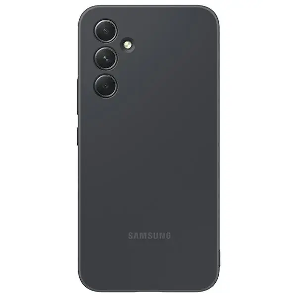 Samsung Silikona vāciņš priekš Samsung Galaxy A54 5G melns