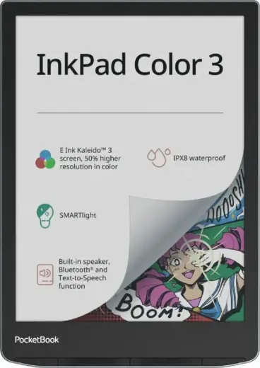 PocketBook eBook reader InkPad Color 3 EU / PB743K3-1-WW Black, grey L
