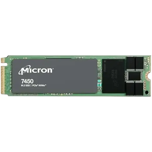 Micron 7450 PRO 480GB NVMe M.2 (22x80) Non-SED Enterprise SSD [Single Pack]