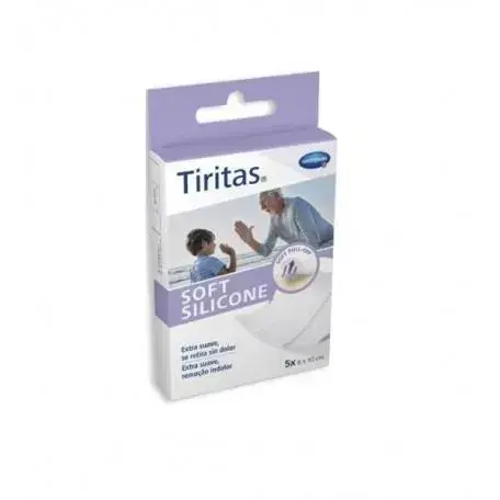 HARTMANN Adhesive Bandages Soft Silicone Adhesive Dressings 6 x 10 cm 5 Units
