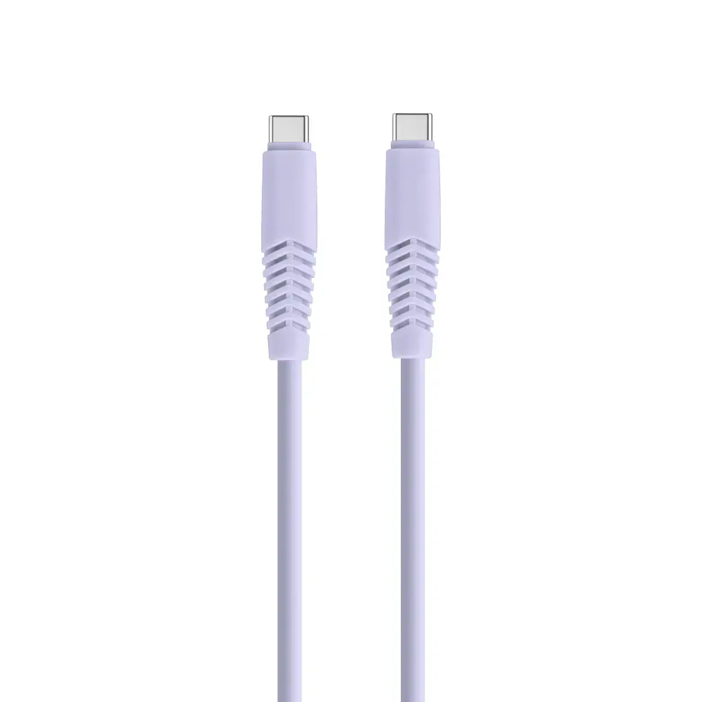 Setty KSC-C-1.5209 data transfer and charging cable | USB-C to USB-C | 20W | 1.5m | purple