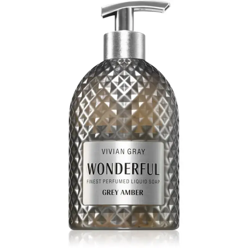 Vivian Gray Wonderful Grey Amber Luxury Liquid Hand Soap with Scent 500 Ml