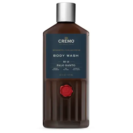 Cremo Reserve Collection Body Wash Shower Gel - Palo Santo - 473Ml in Black