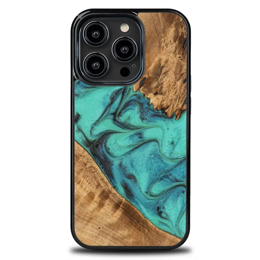 Bewood Unique case for iPhone 15 Pro 6,1" Turquoise