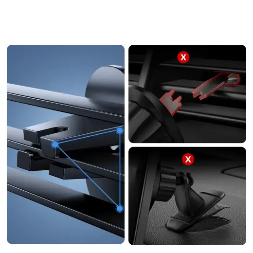 Joyroom Magnetic Car Phone Holder for Air Vent Black (JR-ZS313)