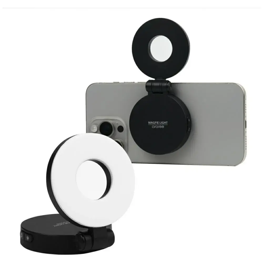 Portable LED lamp Araree Magfie Light MagSafe black