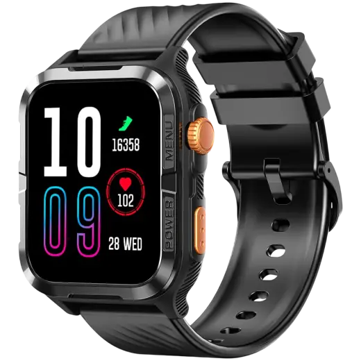 Blackview W10PRO 1.83 inch G+F 320x280 RAM 480KB+ROM 640KB 600mA Call funcation GPS Flashlight BT5.3 Black