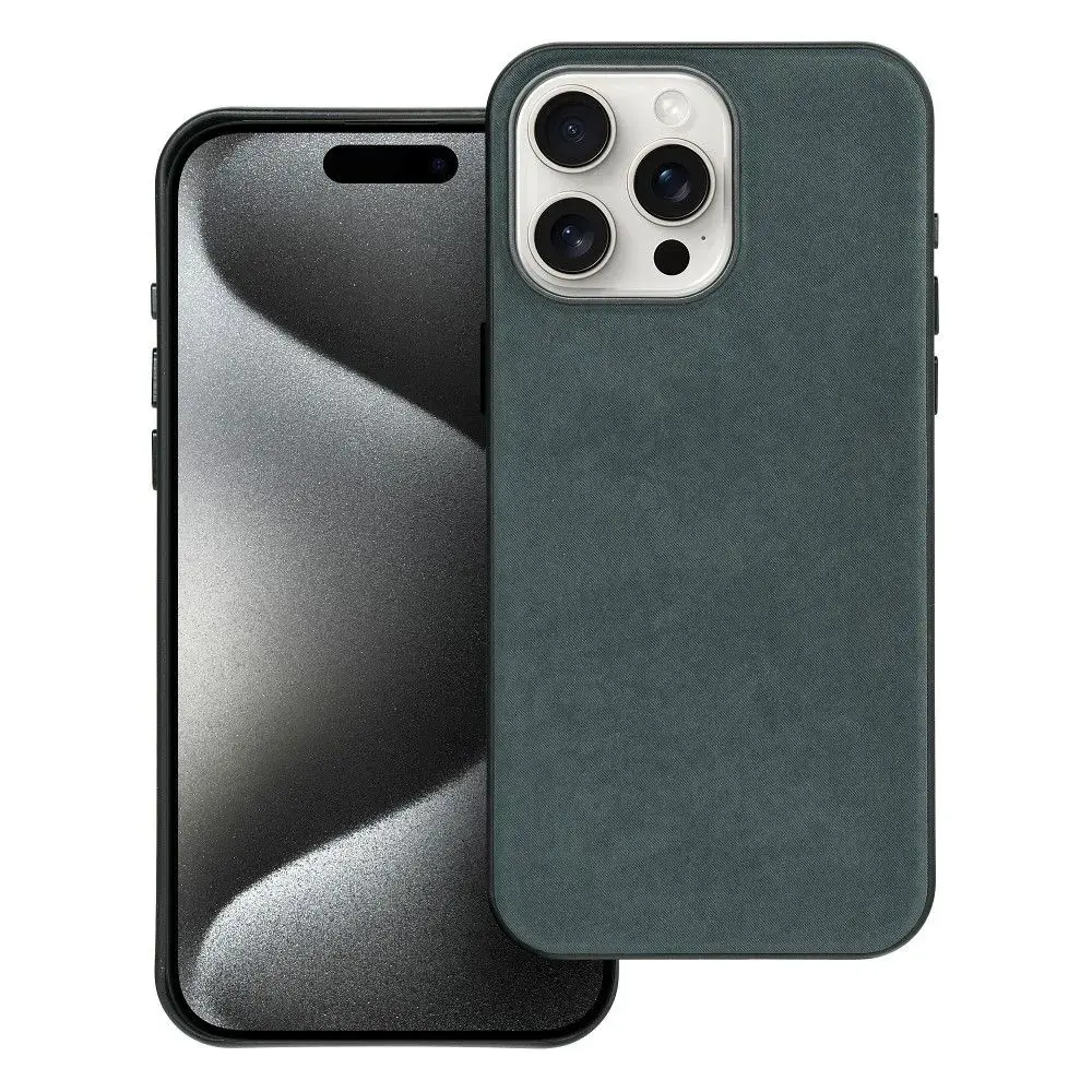Case for iPhone 15 PRO MAX Woven Mag Cover compatible withzgodny z MagSafe green