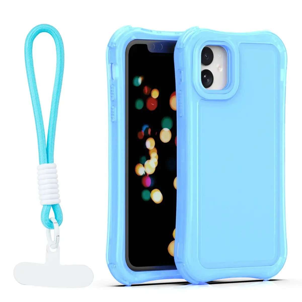 Safepop maciņš ar siksniņu telefonam iPhone 11 zils