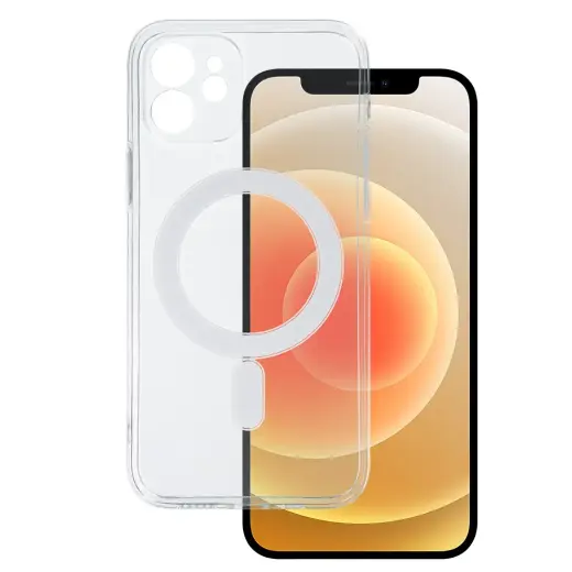 TEL PROTECT MagSilicone Case for Iphone 12 Transparent
