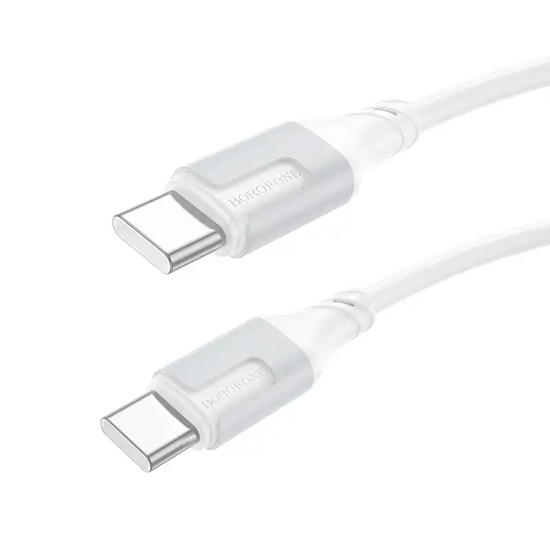 Borofone BX101 Creator data transfer and charging cable | USB-C to USB-C | 60W | 1m | white